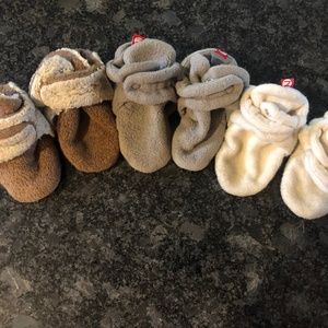 Zutano lot 12 months cream, gray, Sherpa